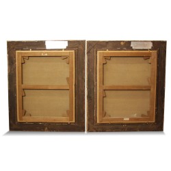 Картина маслом на холсте «Букет цветов». В стиле голландской школы (XIX-XX века).